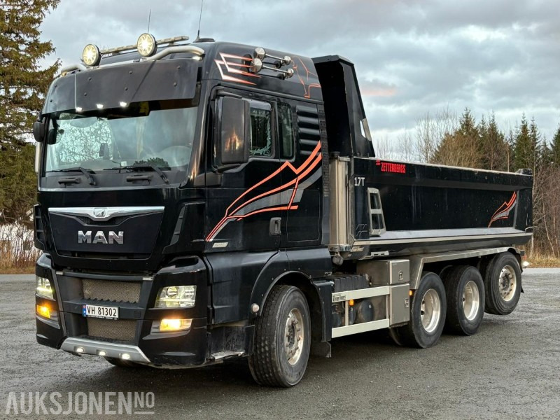 2016 MAN TGX 8x4 TIPPBIL MED ZETTERBERGS PLAN - EURO 6 - Tippbil: bilde 1 2016 MAN TGX 8x4 TIPPBIL MED ZETTERBERGS PLAN - EURO 6 - Tippbil: bilde 1