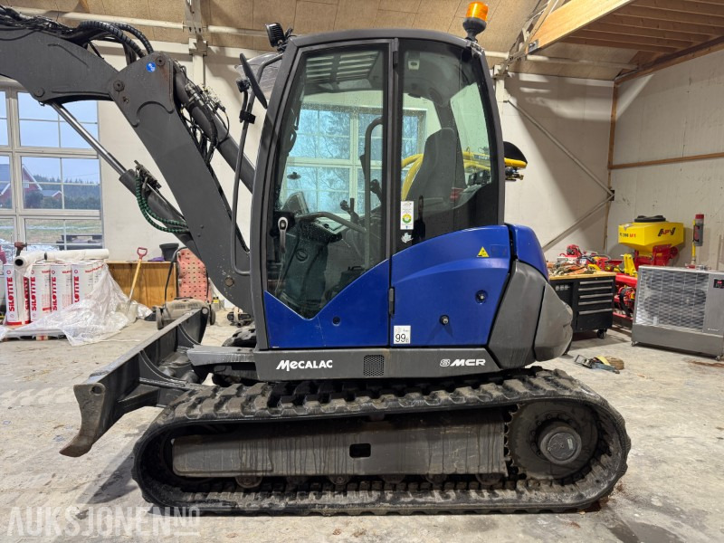 2016 Mecalac 8MCR-T4 gravemaskin - Minigraver: bilde 4 2016 Mecalac 8MCR-T4 gravemaskin - Minigraver: bilde 4