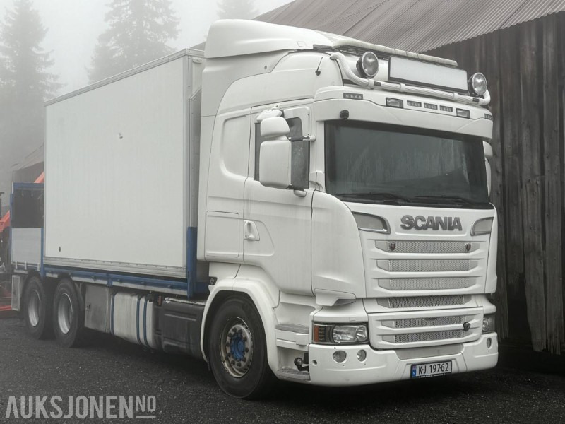 2016 Scania R 520 EURO 6T med bakmontert Palfingerkran - Kranbil: bilde 1 2016 Scania R 520 EURO 6T med bakmontert Palfingerkran - Kranbil: bilde 1