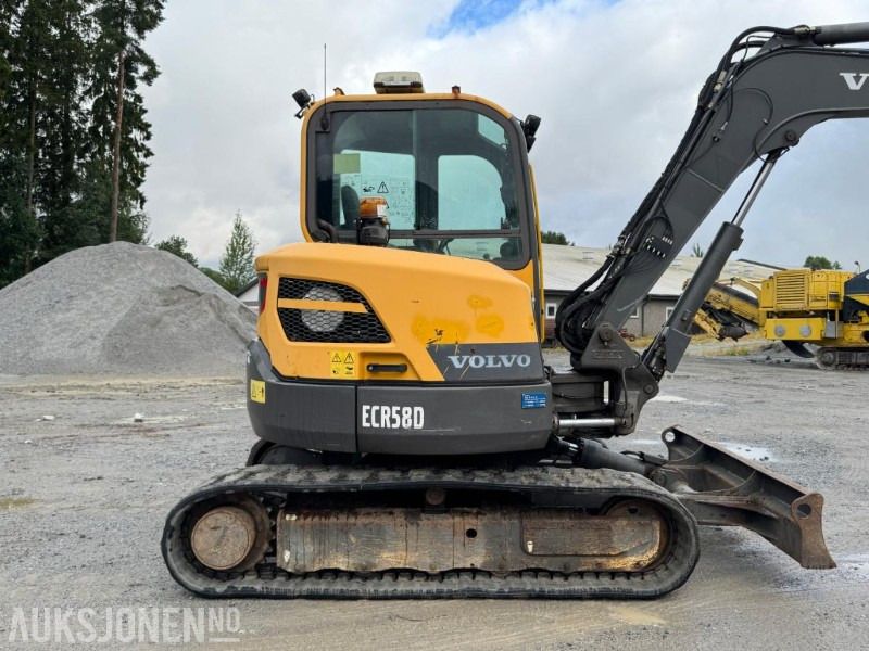 2016 Volvo ecr58d beltegraver 4301t, tiltrotator, pusseskuff,steinskuff - Minigraver: bilde 3 2016 Volvo ecr58d beltegraver 4301t, tiltrotator, pusseskuff,steinskuff - Minigraver: bilde 3