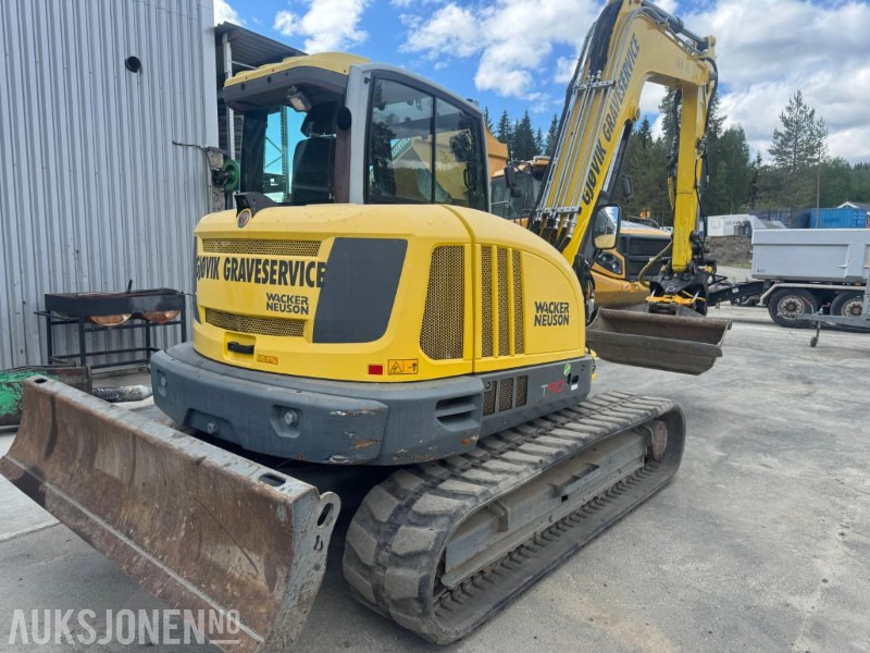 2016 Wacker Neuson ET 90 GRAVEMASKIN MED ROTOTILT, SENTRALSMØRING OG 3 SKUFFER - Gravemaskin: bilde 3 2016 Wacker Neuson ET 90 GRAVEMASKIN MED ROTOTILT, SENTRALSMØRING OG 3 SKUFFER - Gravemaskin: bilde 3
