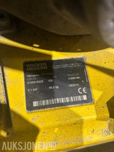 2016 Wacker Neuson WP1550A - Vals: bilde 3 2016 Wacker Neuson WP1550A - Vals: bilde 3