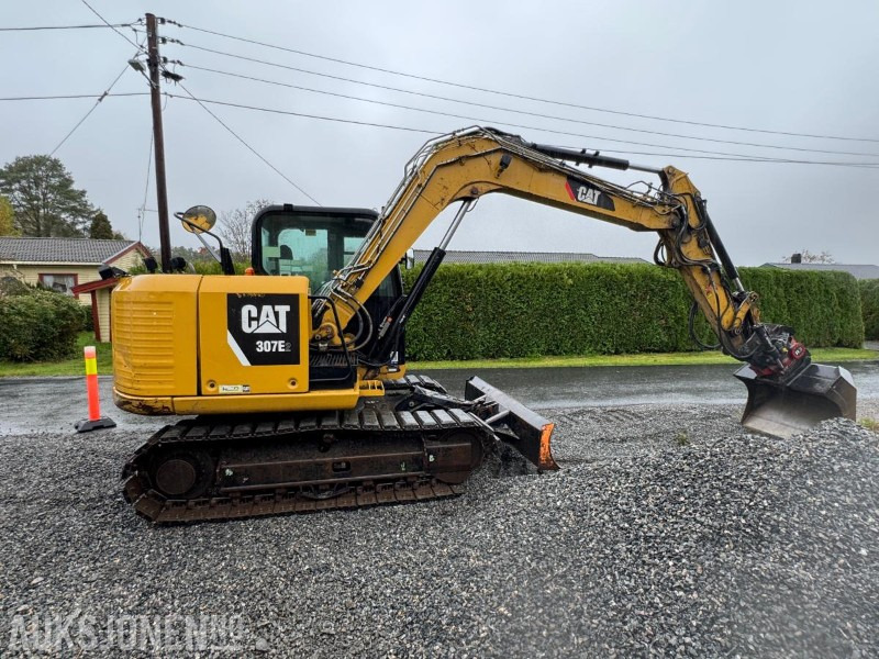 2017 Cat 307E2 beltegraver , rototilt R3,3skuffer,klype,servicehistorikk,6001t, - Gravemaskin: bilde 5 2017 Cat 307E2 beltegraver , rototilt R3,3skuffer,klype,servicehistorikk,6001t, - Gravemaskin: bilde 5