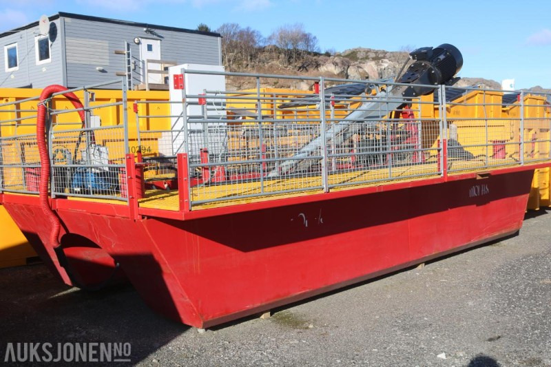 2017 Moi AS flåte med mudder pumpe i god stand. Hoyer el. motor 55 kW. - Anleggsmaskiner: bilde 3 2017 Moi AS flåte med mudder pumpe i god stand. Hoyer el. motor 55 kW. - Anleggsmaskiner: bilde 3