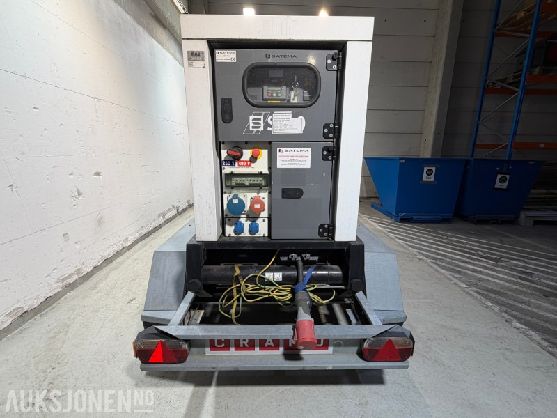 2017 SATEMA SDMO R44C3 40kVA 400V tilhengermontert strømaggregat - Anleggsmaskiner: bilde 3 2017 SATEMA SDMO R44C3 40kVA 400V tilhengermontert strømaggregat - Anleggsmaskiner: bilde 3