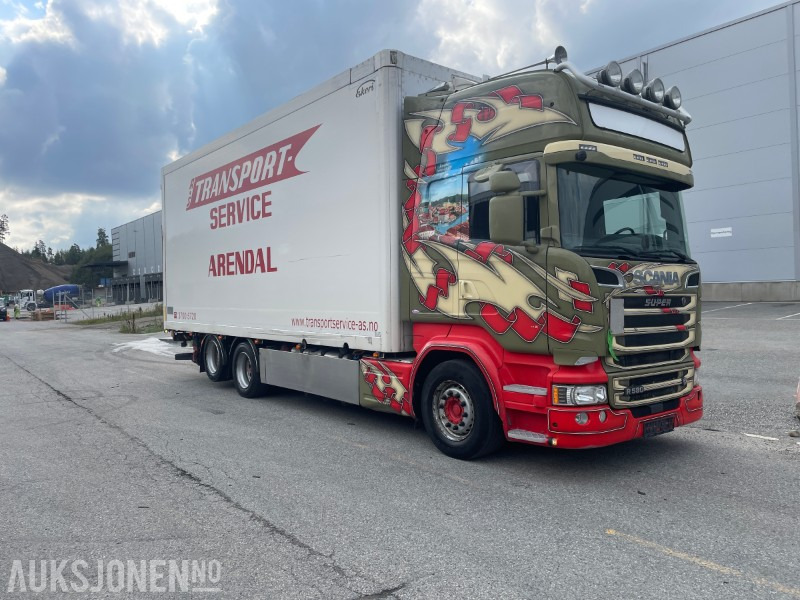 2017 Scania R-580 Ekeriskap m/full sideåpning og 2t bakløfter - Skapbil: bilde 1 2017 Scania R-580 Ekeriskap m/full sideåpning og 2t bakløfter - Skapbil: bilde 1