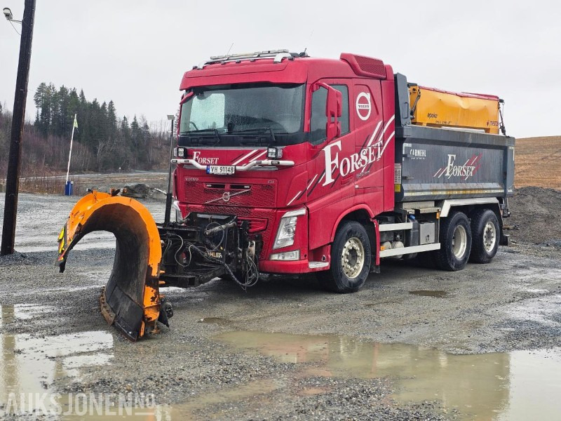 2017 Volvo FH 540 Tippbil med full brøytehydraulikk og planvibrator -Nye dekk for sesong(!!) - Tippbil: bilde 1 2017 Volvo FH 540 Tippbil med full brøytehydraulikk og planvibrator -Nye dekk for sesong(!!) - Tippbil: bilde 1