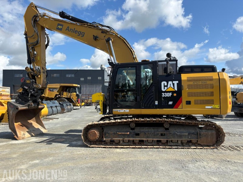 Gravemaskin 2018 Cat 330F beltegraver med BORTÅRN: bilde 7
