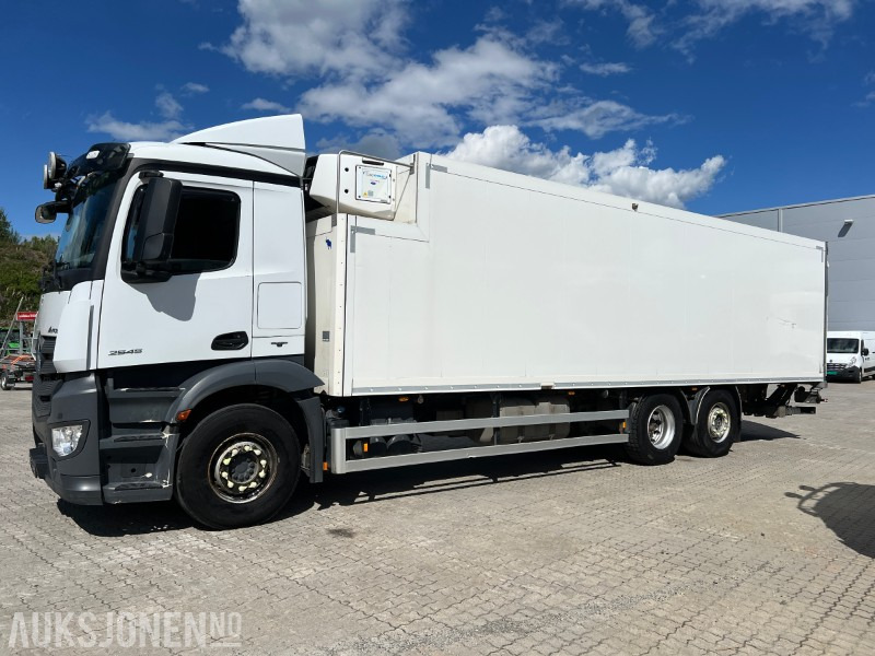 2018 Mercedes-Benz Antos 2545 skapbil med kjøleaggregat, baklem, lav km, DAB, Automat - Skapbil: bilde 2 2018 Mercedes-Benz Antos 2545 skapbil med kjøleaggregat, baklem, lav km, DAB, Automat - Skapbil: bilde 2