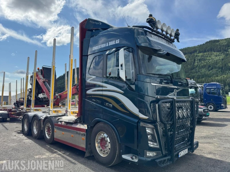 2018 Volvo FH16 8X4 komplett tømmerbil med kran og henger. - Tømmerbil, Kranbil: bilde 4 2018 Volvo FH16 8X4 komplett tømmerbil med kran og henger. - Tømmerbil, Kranbil: bilde 4