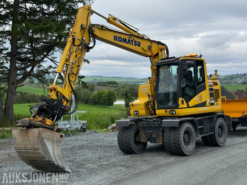2019 Komatsu PW148-11 Hjulgraver - Leddet bom - GPS - Gravemaskin: bilde 1 2019 Komatsu PW148-11 Hjulgraver - Leddet bom - GPS - Gravemaskin: bilde 1