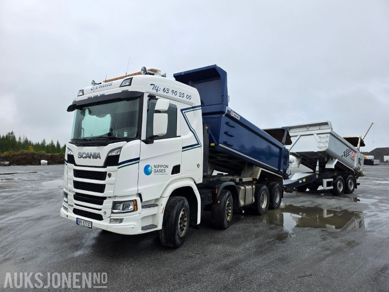 2019 Scania R650 8X4 tippbil med ISTRAIL henger Lav kilometer - Tippbil: bilde 1 2019 Scania R650 8X4 tippbil med ISTRAIL henger Lav kilometer - Tippbil: bilde 1