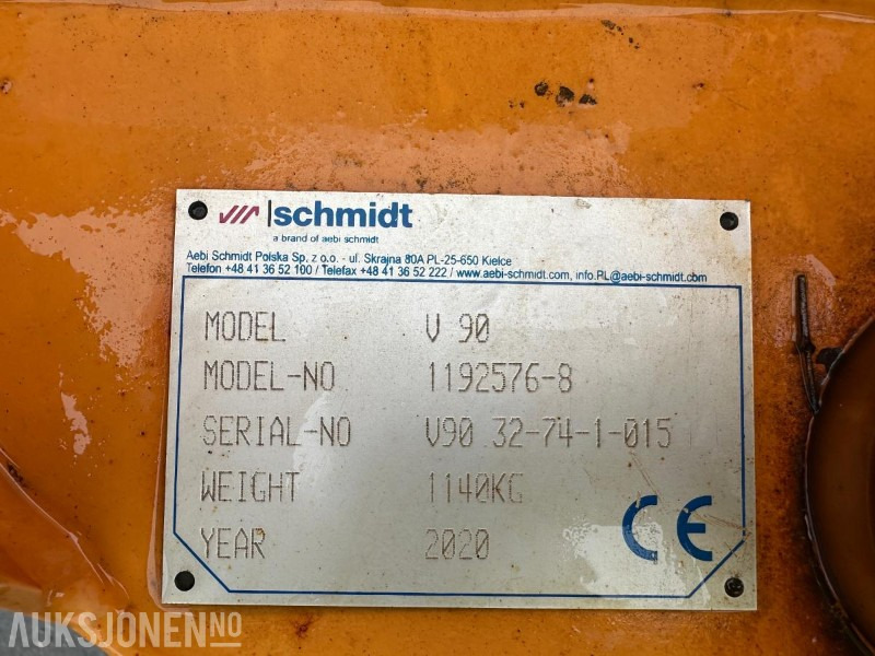 2020 SCHMIDT V90 - VIKPLOG - Anleggsmaskiner: bilde 3 2020 SCHMIDT V90 - VIKPLOG - Anleggsmaskiner: bilde 3