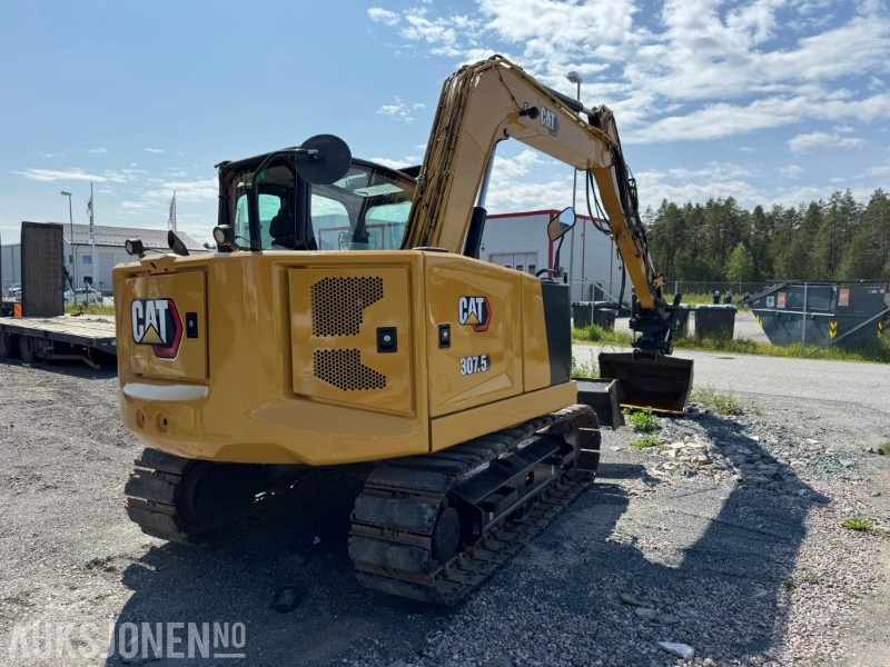 2021 Cat 307.5 gravemaskin med tiltrotator og sentralsmøring / 2 stk skuffer / årskontrollert - Gravemaskin: bilde 5 2021 Cat 307.5 gravemaskin med tiltrotator og sentralsmøring / 2 stk skuffer / årskontrollert - Gravemaskin: bilde 5