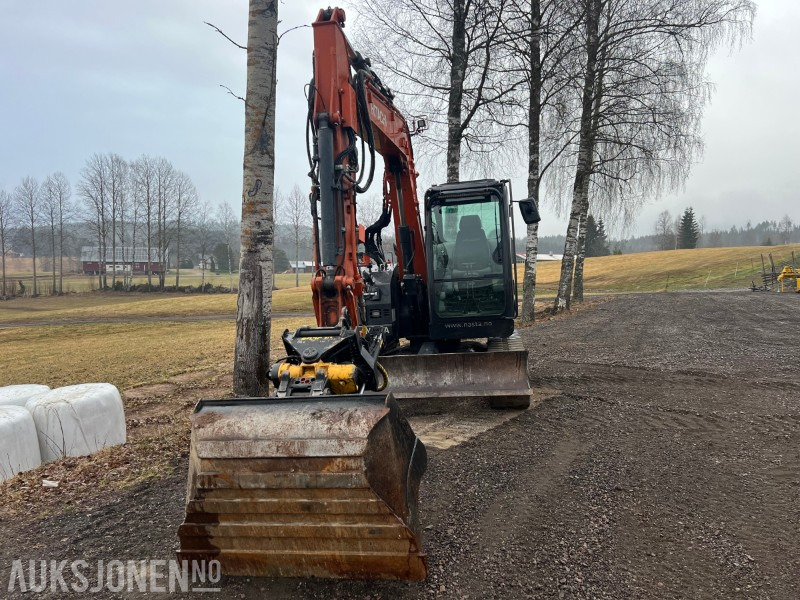 2021 Hitachi XS85 US-6, TILTROTATOR, 3 SKUFFER, PIGGEGITTER, KAMERA - Gravemaskin: bilde 2 2021 Hitachi XS85 US-6, TILTROTATOR, 3 SKUFFER, PIGGEGITTER, KAMERA - Gravemaskin: bilde 2