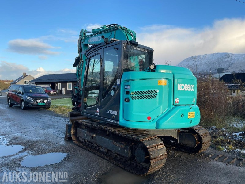 2021 Kobelco SK75SR-7 Gravemaskin med skjær, tiltrotator med gripekassett, nylig sertifisert, kun 2400 timer - Gravemaskin: bilde 4 2021 Kobelco SK75SR-7 Gravemaskin med skjær, tiltrotator med gripekassett, nylig sertifisert, kun 2400 timer - Gravemaskin: bilde 4
