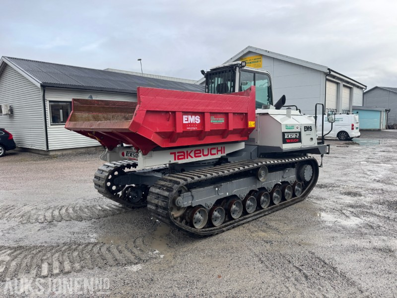 2021 Takeuchi TCR50-2 beltedumper 180° roterende kasse, kamera, 269 timer - Dumper: bilde 5 2021 Takeuchi TCR50-2 beltedumper 180° roterende kasse, kamera, 269 timer - Dumper: bilde 5
