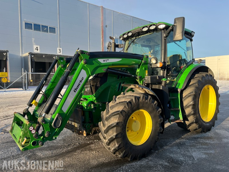 2022 John Deere 6130R Q5 frontlaster - Traktor: bilde 1 2022 John Deere 6130R Q5 frontlaster - Traktor: bilde 1