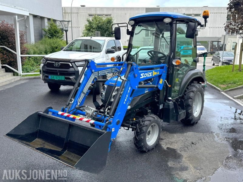 2024 Solis 26 HST minitraktor | kun 15 timer | 4WD | frontlaster m/ skuffe | varmeapparat - Traktor: bilde 1 2024 Solis 26 HST minitraktor | kun 15 timer | 4WD | frontlaster m/ skuffe | varmeapparat - Traktor: bilde 1