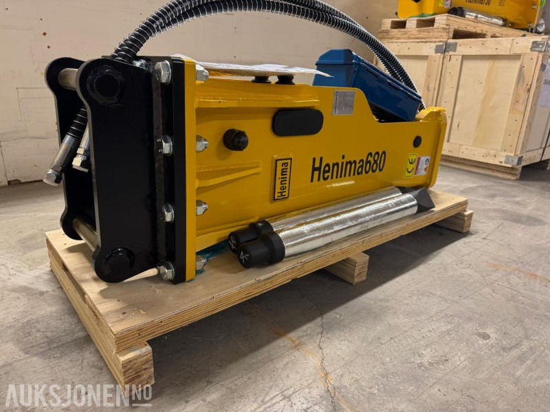 NY HENIMA PIGGHAMMER TIL 4-7 TONNS GRAVEMASKIN S40 M/GARANTI - Annet utstyr: bilde 2 NY HENIMA PIGGHAMMER TIL 4-7 TONNS GRAVEMASKIN S40 M/GARANTI - Annet utstyr: bilde 2