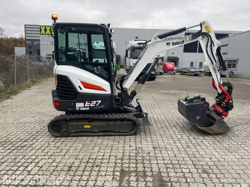 Bobcat E27 Rototilt R1, Graveskuff, fast pusseskuff - Minigraver: bilde 3 Bobcat E27 Rototilt R1, Graveskuff, fast pusseskuff - Minigraver: bilde 3