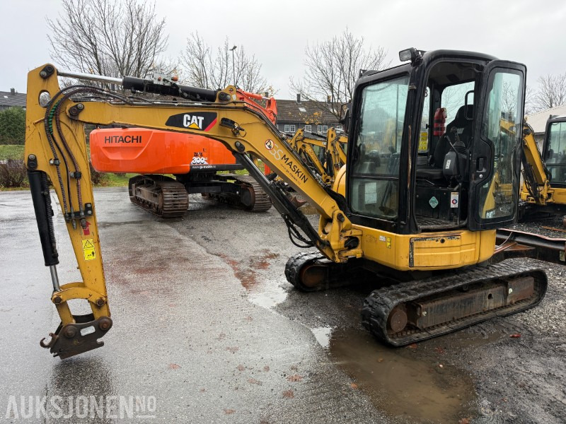 Cat 303.5E - Minigraver - SMP hurtigfeste S40 - SMP graveskuff + smalskuff - 7204 timer - Minigraver: bilde 1 Cat 303.5E - Minigraver - SMP hurtigfeste S40 - SMP graveskuff + smalskuff - 7204 timer - Minigraver: bilde 1