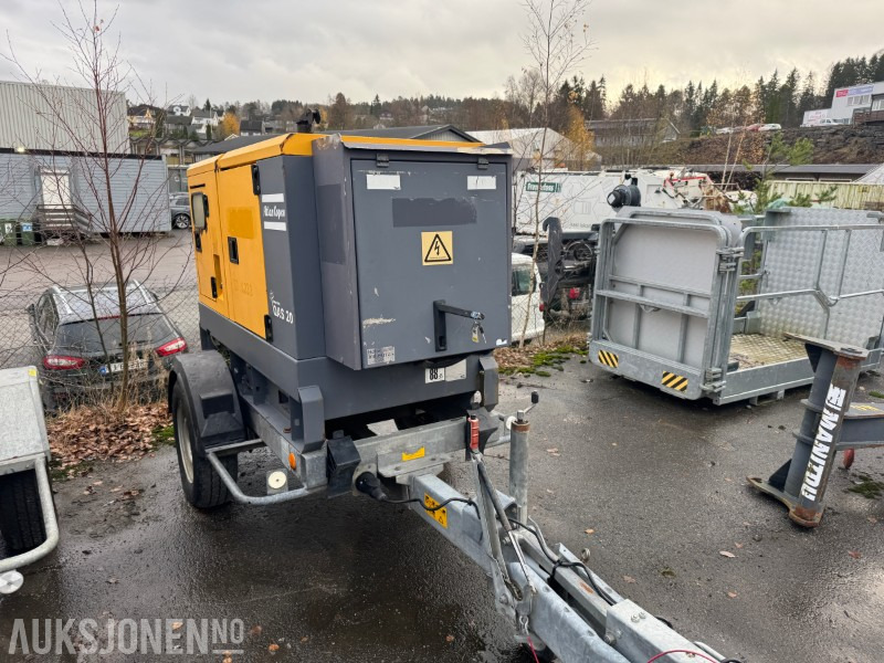 2010 Atlas Copco Atlas Copco QAS 20 - Strømaggregat 20 kVA, 400/230V - Industrimaskin: bilde 4 2010 Atlas Copco Atlas Copco QAS 20 - Strømaggregat 20 kVA, 400/230V - Industrimaskin: bilde 4