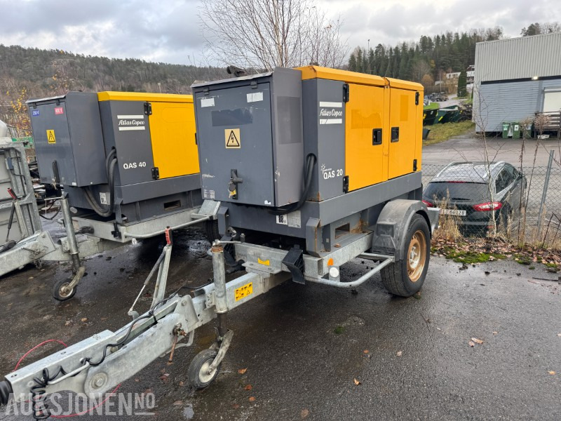 2010 Atlas Copco Atlas Copco QAS 20 - Strømaggregat 20 kVA, 400/230V - Industrimaskin: bilde 2 2010 Atlas Copco Atlas Copco QAS 20 - Strømaggregat 20 kVA, 400/230V - Industrimaskin: bilde 2