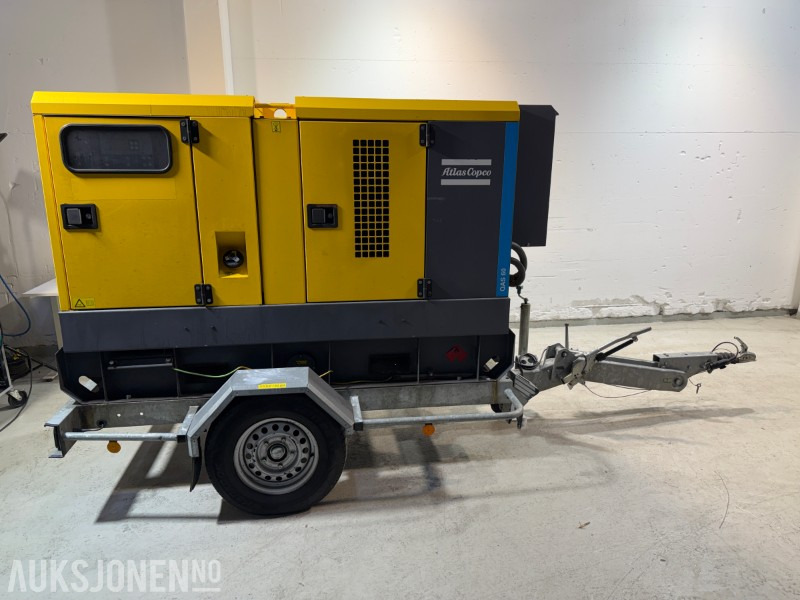 2018 Atlas Copco QAS 60 tilhengermontert strømgenerator - Reparasjonsobjekt - Industrimaskin: bilde 1 2018 Atlas Copco QAS 60 tilhengermontert strømgenerator - Reparasjonsobjekt - Industrimaskin: bilde 1