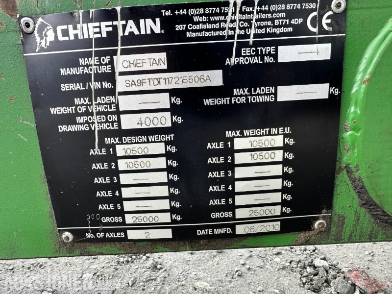 2010 CHIEFTAIN AGRI DUMPERHENGER TIL TRAKTOR - Landbruksteknikk: bilde 4 2010 CHIEFTAIN AGRI DUMPERHENGER TIL TRAKTOR - Landbruksteknikk: bilde 4