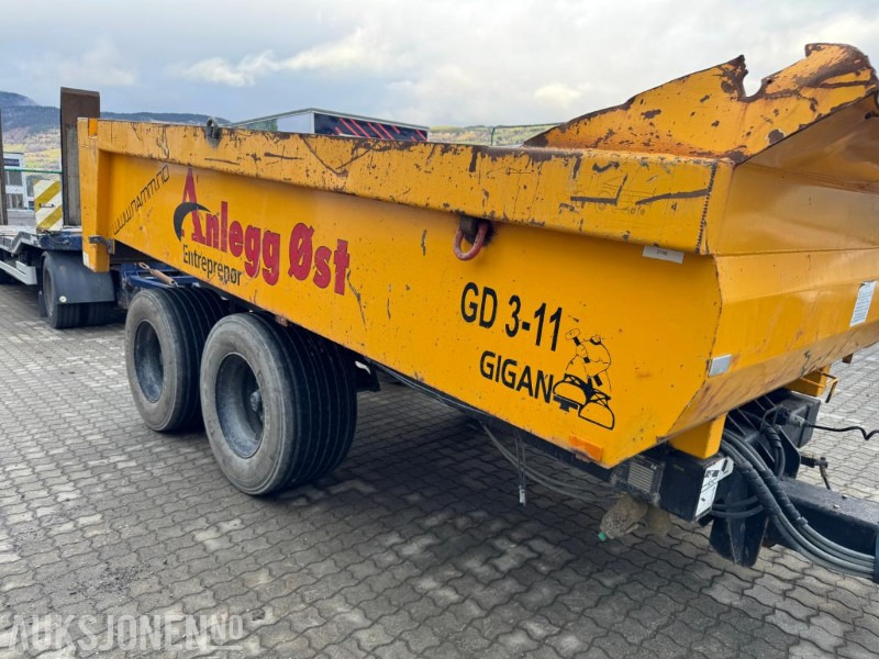 2014 Gigant GD 3-11 dumperhenger med kulekobling - Landbruksteknikk: bilde 4 2014 Gigant GD 3-11 dumperhenger med kulekobling - Landbruksteknikk: bilde 4