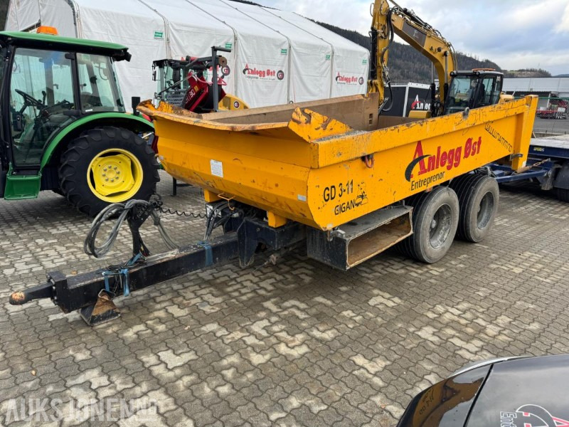 2014 Gigant GD 3-11 dumperhenger med kulekobling - Landbruksteknikk: bilde 1 2014 Gigant GD 3-11 dumperhenger med kulekobling - Landbruksteknikk: bilde 1