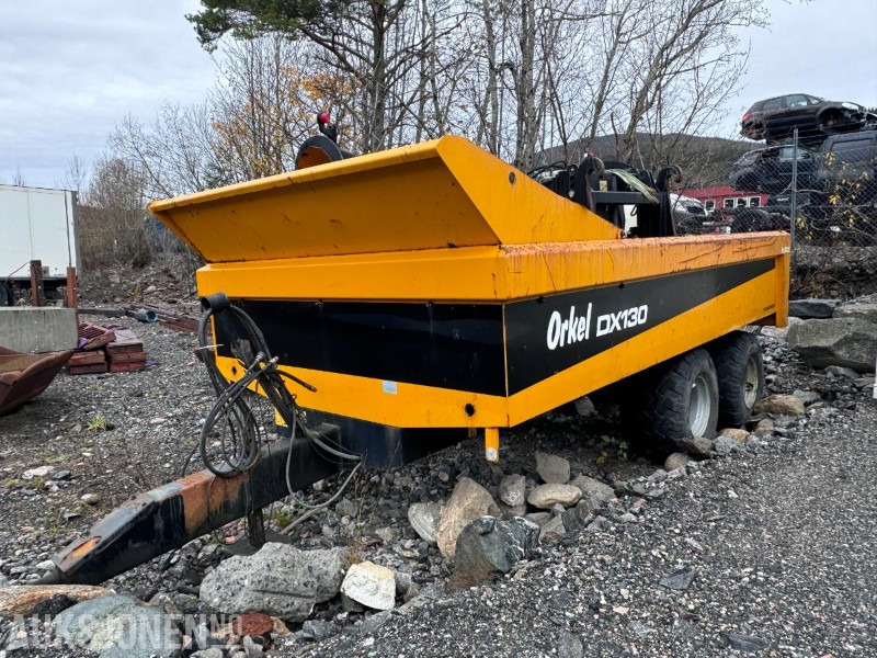 2014 Orkel Dumperhenger / traktorhenger DX130 - Maks nyttelast 13.290 kg - Landbruksteknikk: bilde 1 2014 Orkel Dumperhenger / traktorhenger DX130 - Maks nyttelast 13.290 kg - Landbruksteknikk: bilde 1