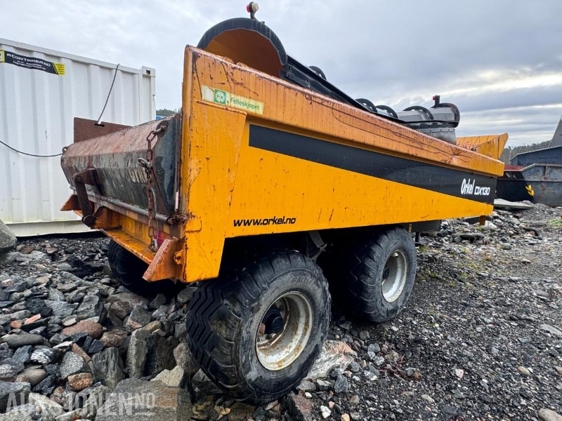 2014 Orkel Dumperhenger / traktorhenger DX130 - Maks nyttelast 13.290 kg - Landbruksteknikk: bilde 4 2014 Orkel Dumperhenger / traktorhenger DX130 - Maks nyttelast 13.290 kg - Landbruksteknikk: bilde 4