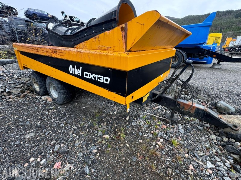2014 Orkel Dumperhenger / traktorhenger DX130 - Maks nyttelast 13.290 kg - Landbruksteknikk: bilde 3 2014 Orkel Dumperhenger / traktorhenger DX130 - Maks nyttelast 13.290 kg - Landbruksteknikk: bilde 3