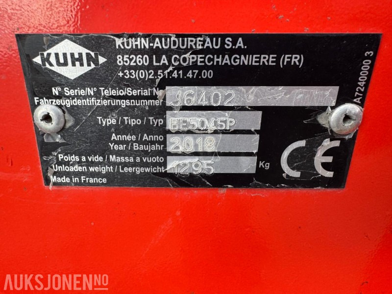 2018 KUHN J6402 KANTKLIPPER - Landbruksteknikk: bilde 5 2018 KUHN J6402 KANTKLIPPER - Landbruksteknikk: bilde 5