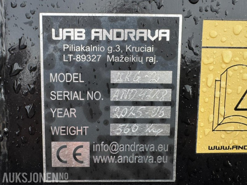 2025 UAB AKG 2,5 m3 traktorskuffe - Landbruksteknikk: bilde 3 2025 UAB AKG 2,5 m3 traktorskuffe - Landbruksteknikk: bilde 3