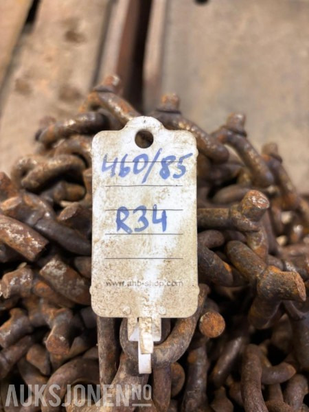 Kjettingsett 2stk 460/85R34 - Landbruksteknikk: bilde 4 Kjettingsett 2stk 460/85R34 - Landbruksteknikk: bilde 4