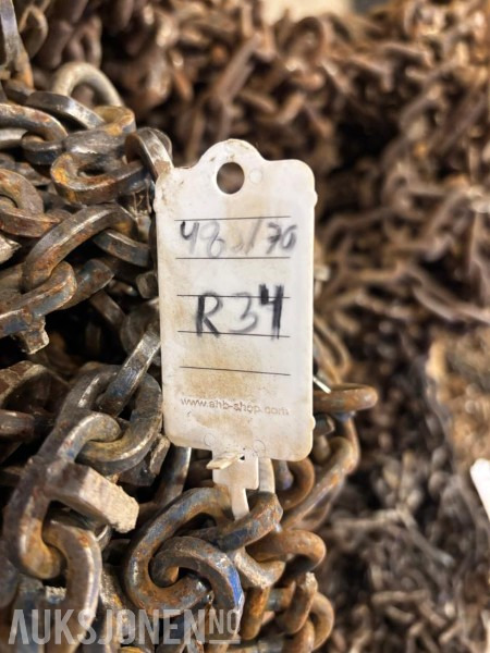 Kjettingsett 2stk 460/85R34 - Landbruksteknikk: bilde 3 Kjettingsett 2stk 460/85R34 - Landbruksteknikk: bilde 3