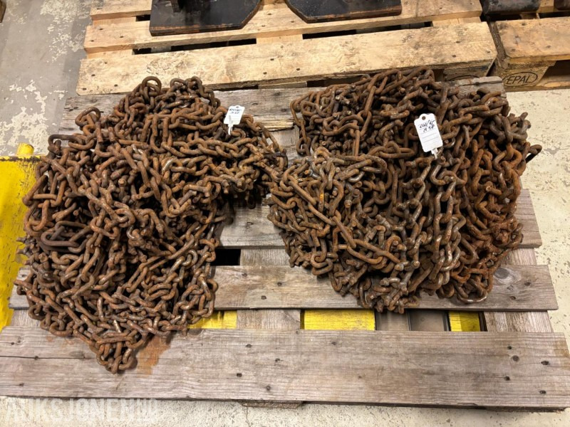 Landbruksteknikk Kjettingsett 2stk 600/65R38: bilde 1