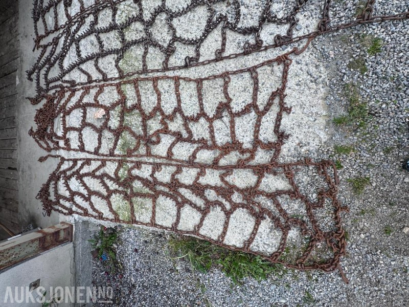 Traktor Piggkjetting - 4 stk 9,5 mm tykkelse - 650/38 og 540/28 - Landbruksteknikk: bilde 3 Traktor Piggkjetting - 4 stk 9,5 mm tykkelse - 650/38 og 540/28 - Landbruksteknikk: bilde 3