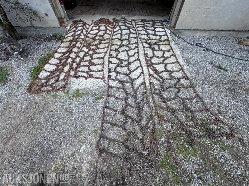 Traktor Piggkjetting - 4 stk 9,5 mm tykkelse - 650/38 og 540/28 - Landbruksteknikk: bilde 1 Traktor Piggkjetting - 4 stk 9,5 mm tykkelse - 650/38 og 540/28 - Landbruksteknikk: bilde 1