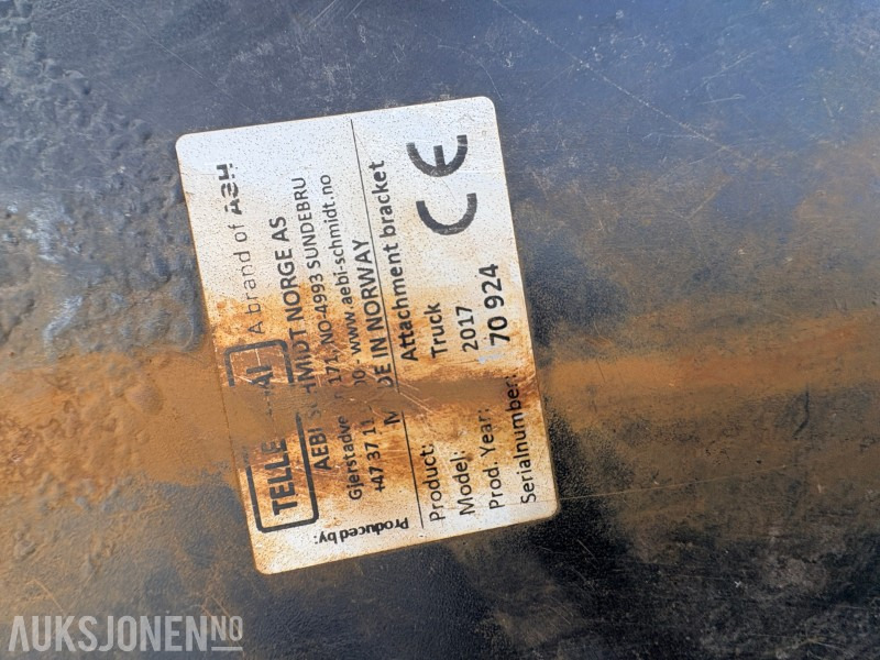 2017 Tellefsdal feste / brøyteplate - Lastebil: bilde 4 2017 Tellefsdal feste / brøyteplate - Lastebil: bilde 4