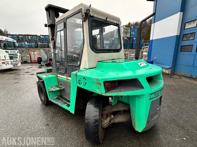 2006 Mitsubishi FD70 - 7 tonns diesel gaffeltruck - Materialhåndteringsutstyr: bilde 3 2006 Mitsubishi FD70 - 7 tonns diesel gaffeltruck - Materialhåndteringsutstyr: bilde 3