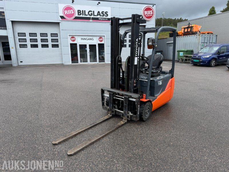 2013 Toyota 8FBET18 elektrisk gaffeltruck - Materialhåndteringsutstyr: bilde 1 2013 Toyota 8FBET18 elektrisk gaffeltruck - Materialhåndteringsutstyr: bilde 1