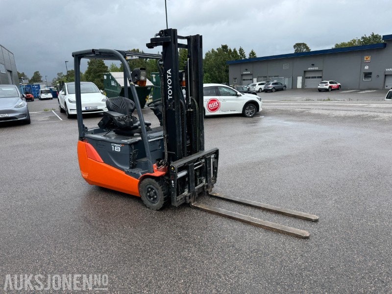2013 Toyota 8FBET18 elektrisk gaffeltruck - Materialhåndteringsutstyr: bilde 3 2013 Toyota 8FBET18 elektrisk gaffeltruck - Materialhåndteringsutstyr: bilde 3