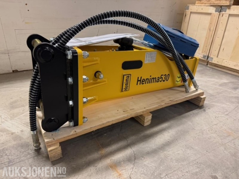 NY HENIMA PIGGHAMMER TIL 2,5-4,5 TONNS GRAVEMASKIN S40 - Hydraulisk hammer: bilde 3 NY HENIMA PIGGHAMMER TIL 2,5-4,5 TONNS GRAVEMASKIN S40 - Hydraulisk hammer: bilde 3