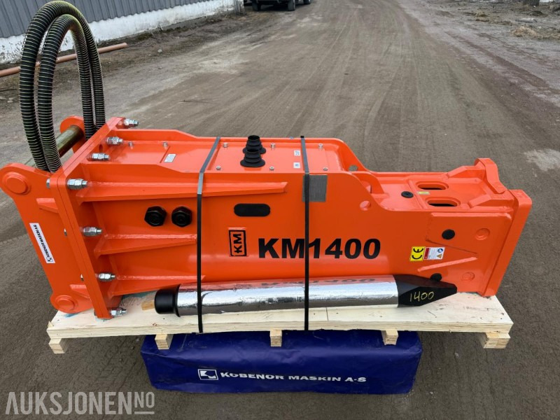Ny KM 1400 Pigghammer med s70 HK feste - Hydraulisk hammer: bilde 1 Ny KM 1400 Pigghammer med s70 HK feste - Hydraulisk hammer: bilde 1