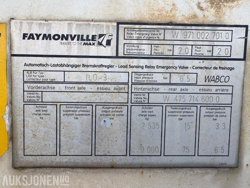2007 Faymonville element tralle - Tilhenger: bilde 4 2007 Faymonville element tralle - Tilhenger: bilde 4