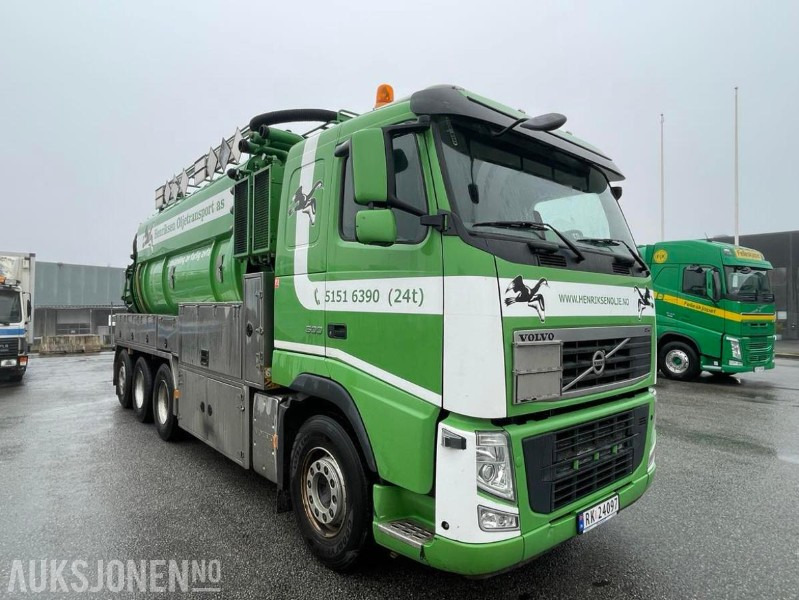 2010 VOLVO FH500 8X4 INTERCONSULT SS2343 BST3-17CR ADR SLAMSUGER MED HØYTRYKKSPYLER - 203576 KM. - Utility-/ Spesiell maskin: bilde 2 2010 VOLVO FH500 8X4 INTERCONSULT SS2343 BST3-17CR ADR SLAMSUGER MED HØYTRYKKSPYLER - 203576 KM. - Utility-/ Spesiell maskin: bilde 2